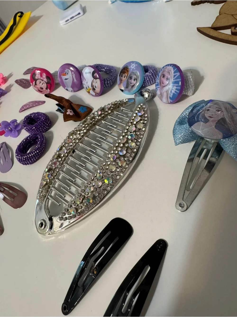 Disney Purple, Pink & Multicolor Girls Hair Clip and Accessory Set